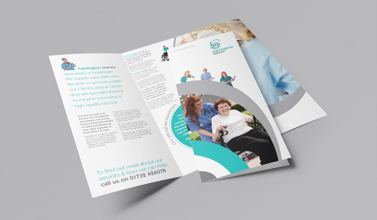 leaflet design and print